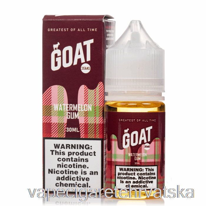 Vape Cigarete Lubenica Guma - Kozje Soli - 30ml 50mg